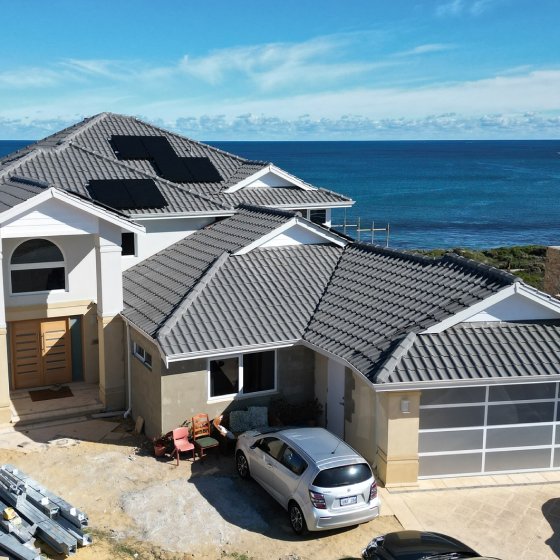 roofs in view beach